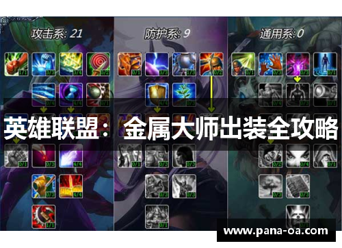 英雄联盟：金属大师出装全攻略
